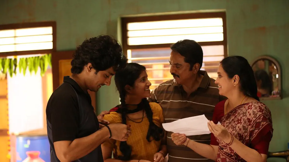 Image of scene from the film 3BHK