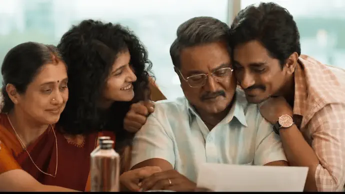 Image of scene from the film 3BHK