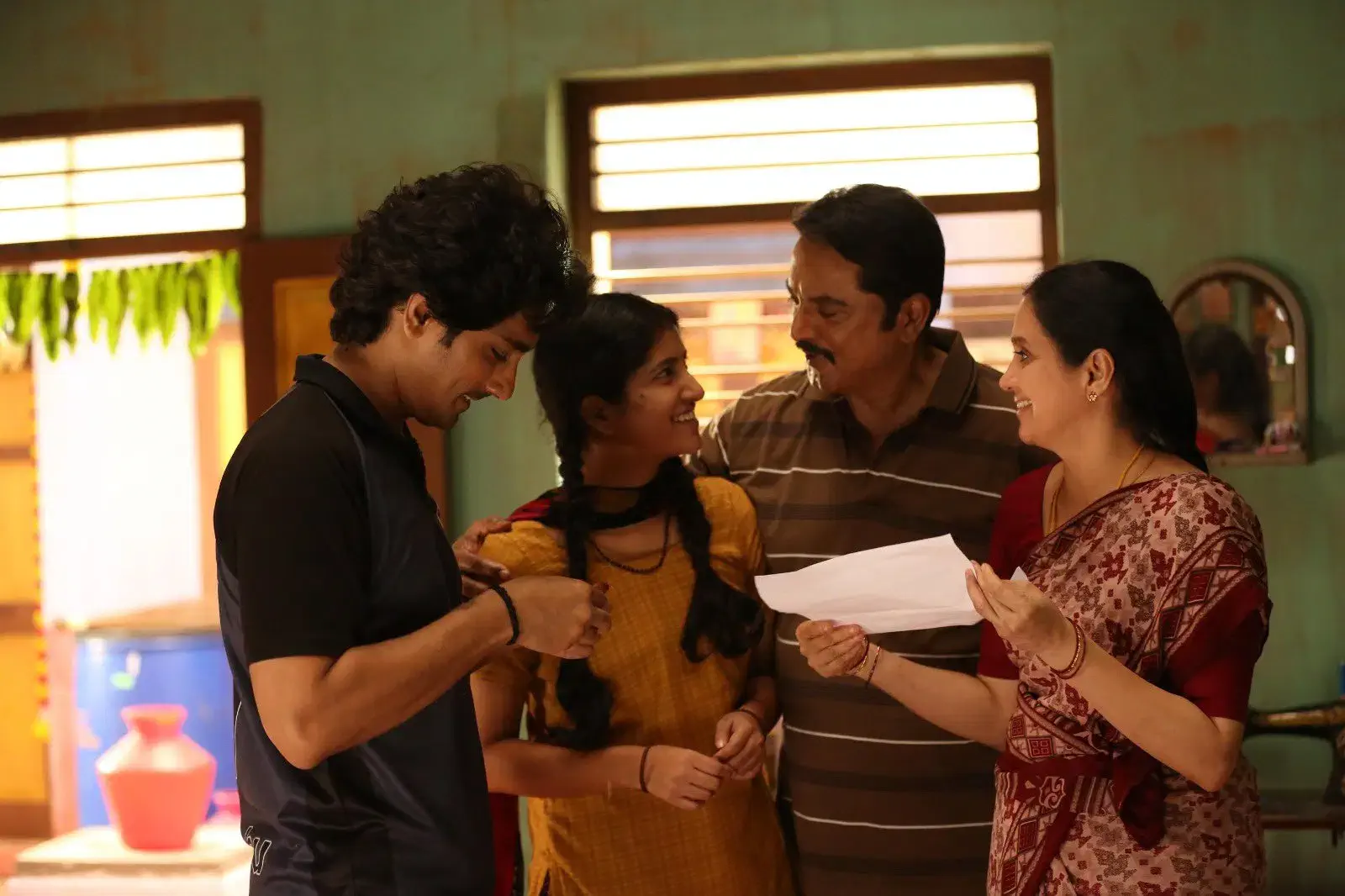Image of scene from the film 3BHK