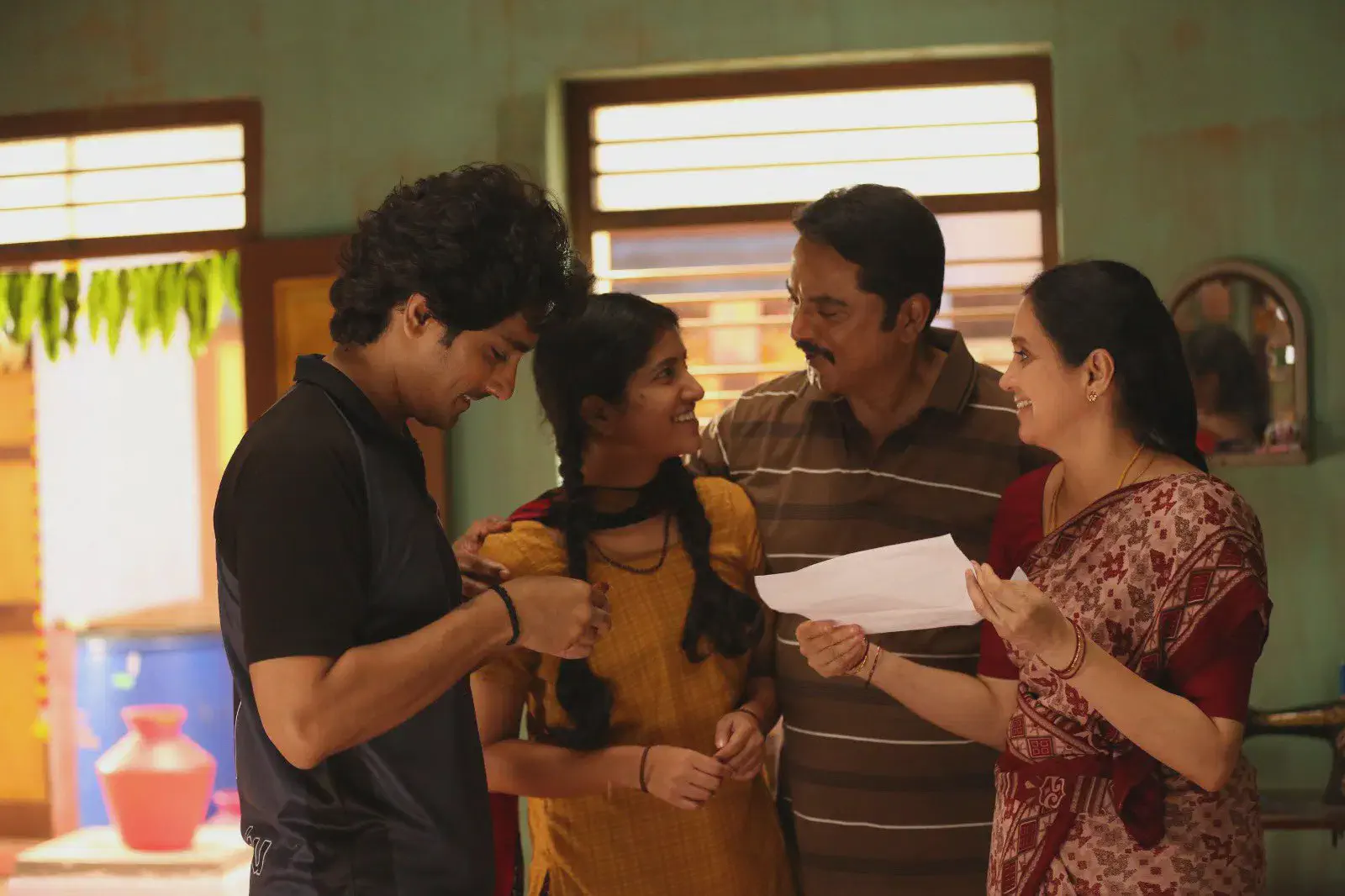 Image of scene from the film 3BHK