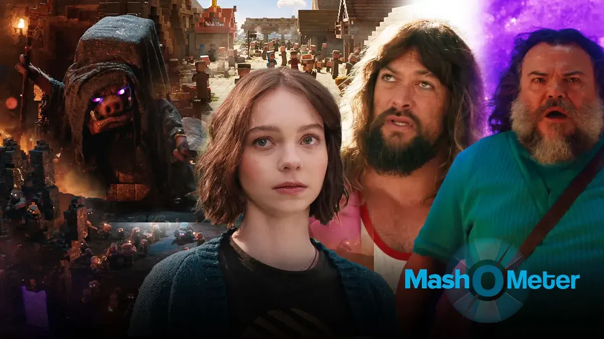 Image of scene from the film A Minecraft Movie