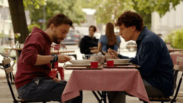 Image of scene from the film A Real Pain
