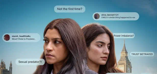 Image of scene from the film Accused