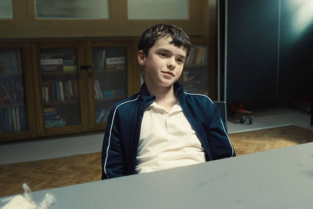 Image of scene from the film Adolescence