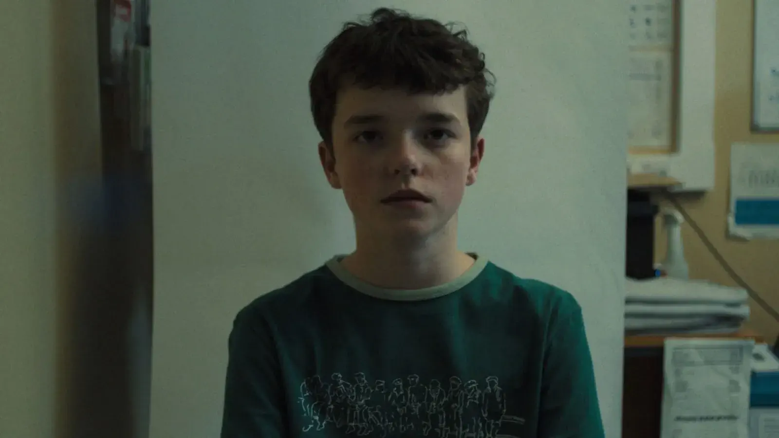Image of scene from the film Adolescence