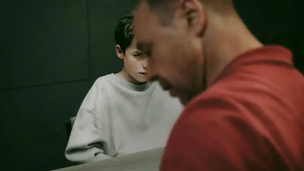 Image of scene from the film Adolescence