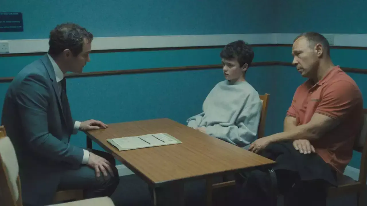 Image of scene from the film Adolescence