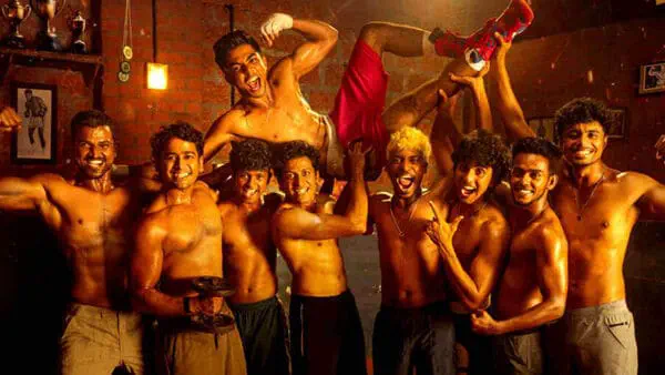 Image of scene from the film Alappuzha Gymkhana