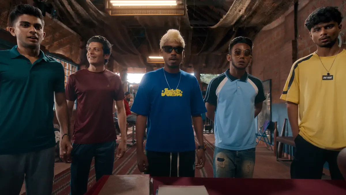 Image of scene from the film Alappuzha Gymkhana