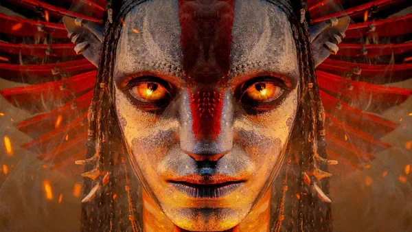 Image of scene from the film Avatar: Fire and Ash