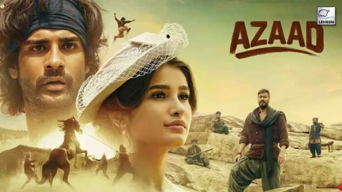 Image of scene from the film Azaad