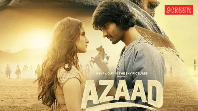 Image of scene from the film Azaad