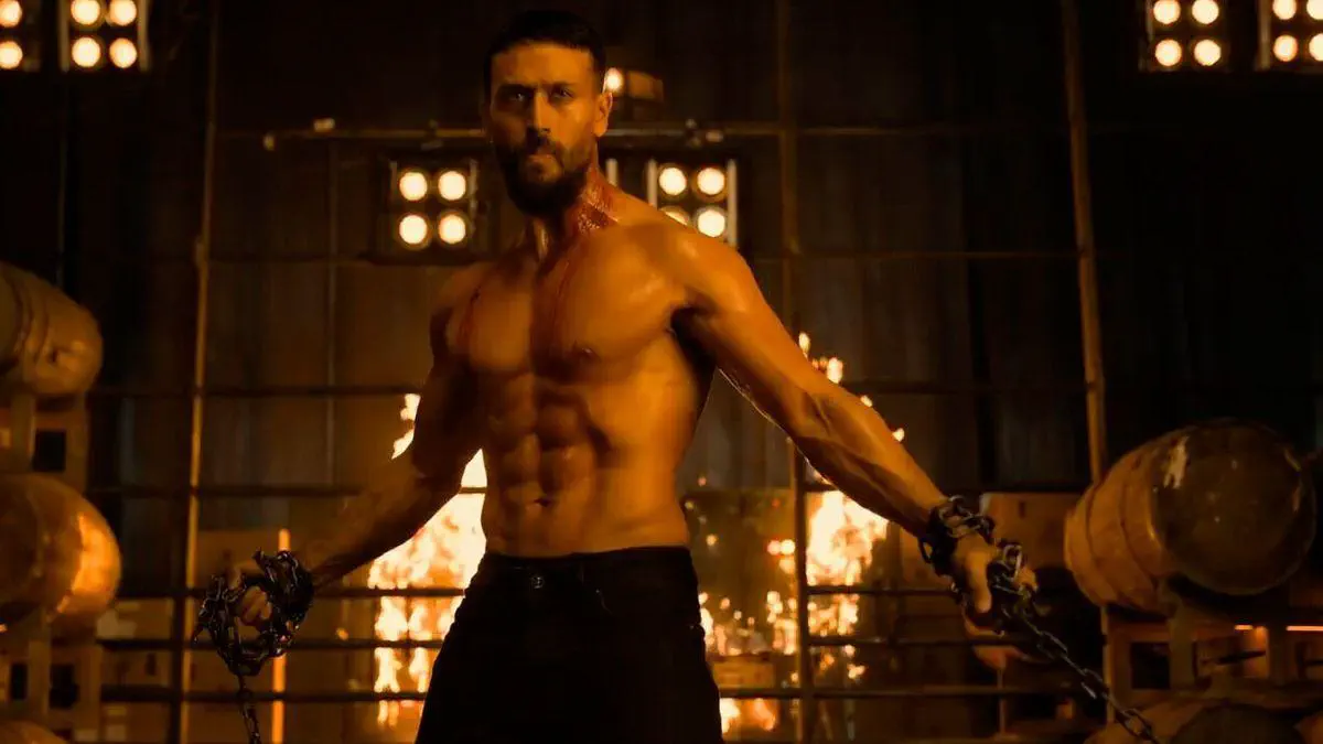 Image of scene from the film Baaghi 4