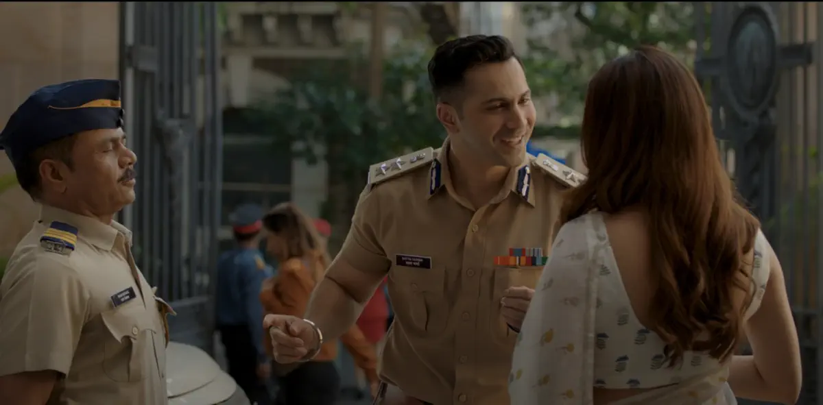 Image of scene from the film Baby John