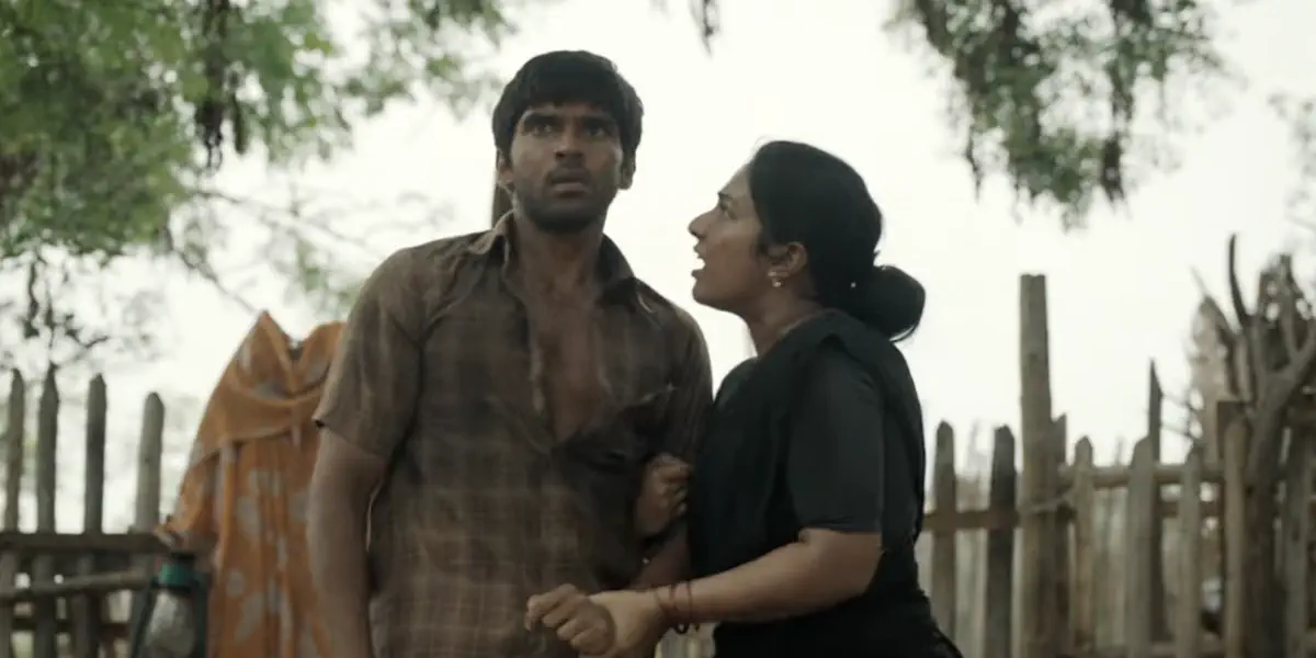Image of scene from the film Bison Kaalamaadan