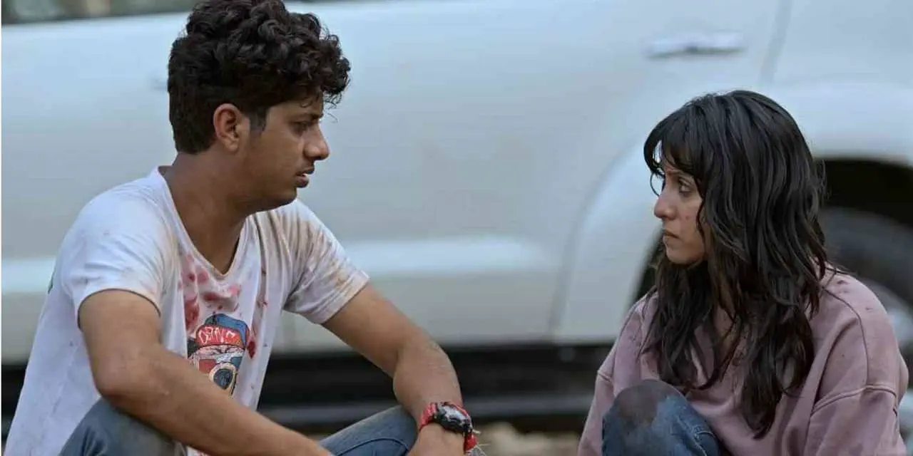 Image of scene from the film Black, White & Gray: Love Kills