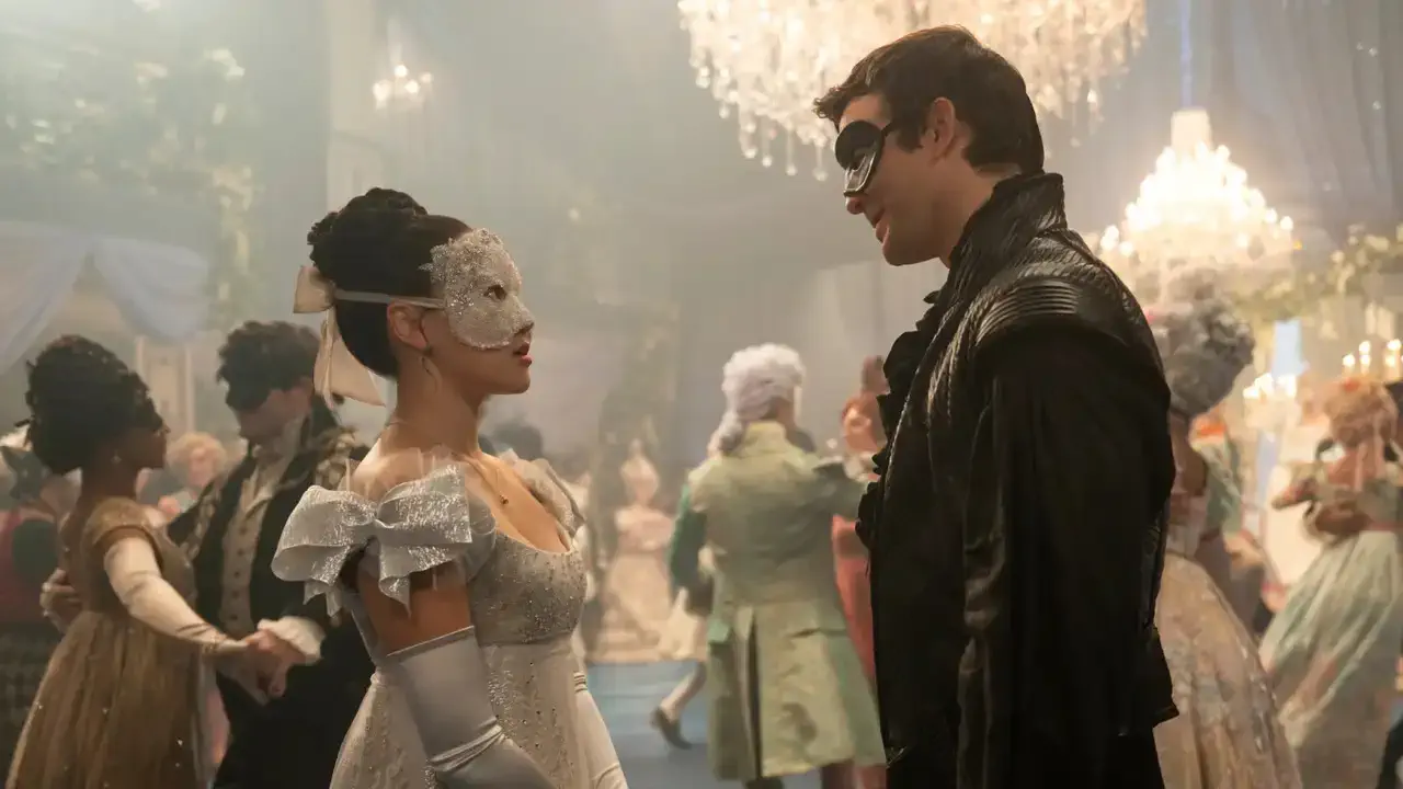 Image of scene from the film Bridgerton S04 Part 1
