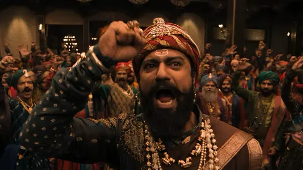 Image of scene from the film Chhaava