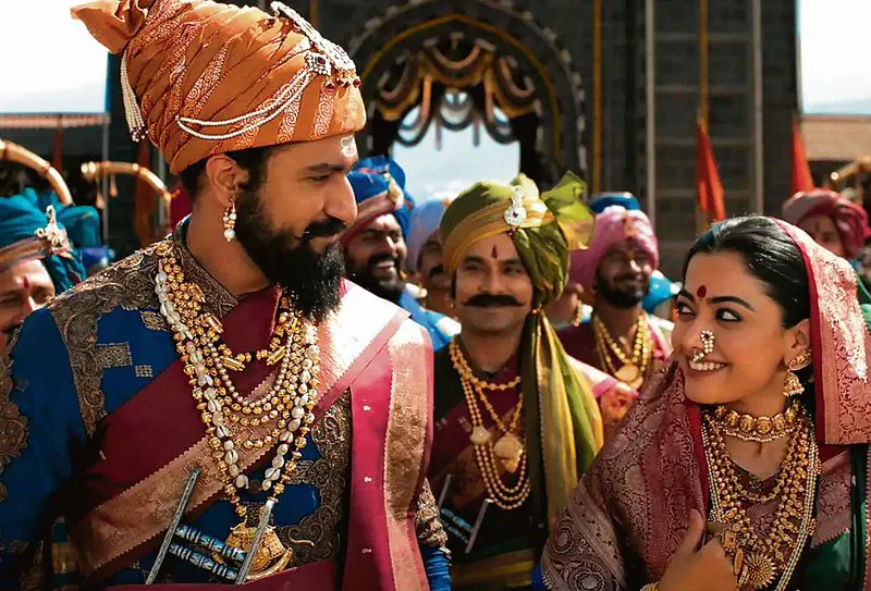 Image of scene from the film Chhaava