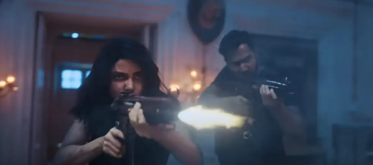 Image of scene from the film Citadel: Honey Bunny
