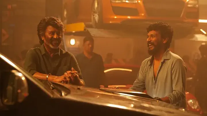 Image of scene from the film Coolie