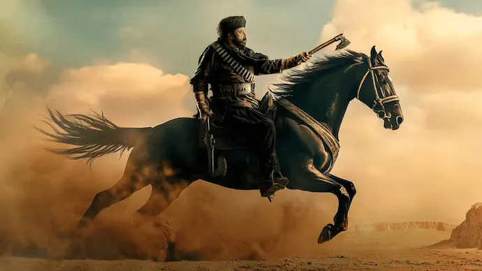 Image of scene from the film Daaku Maharaaj