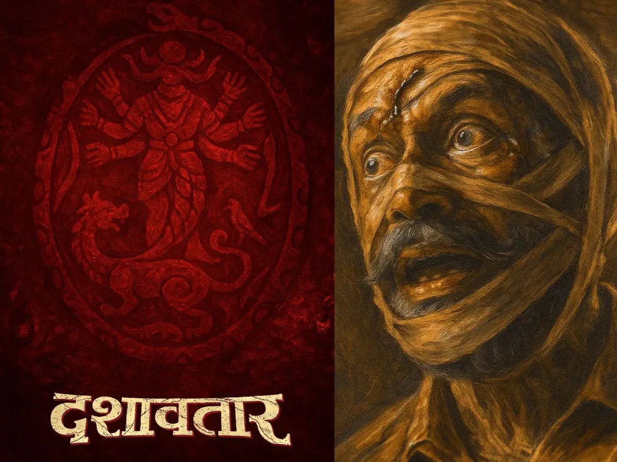 Image of scene from the film Dashavatar