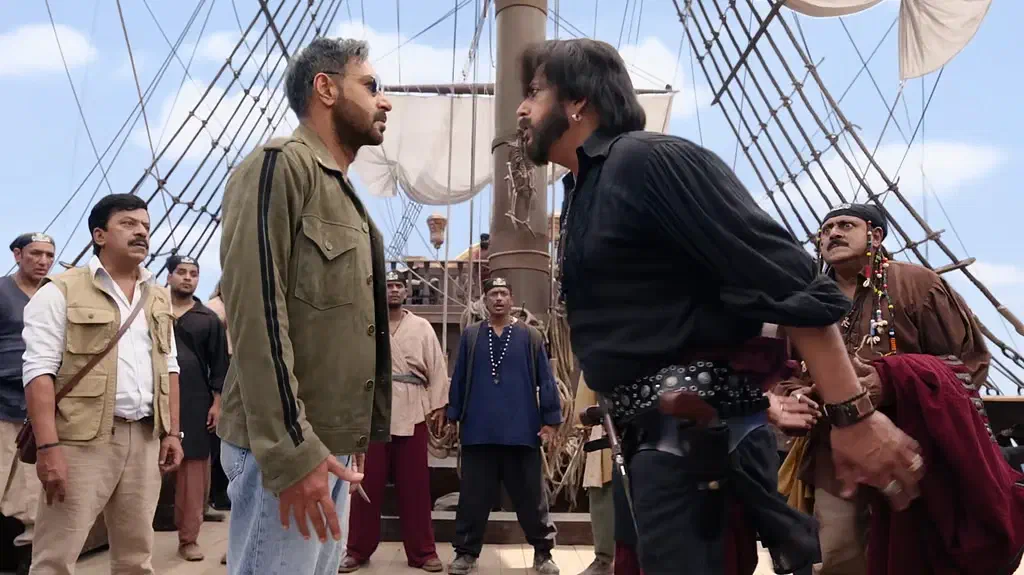 Image of scene from the film Dhamaal 4