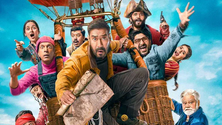 Image of scene from the film Dhamaal 4