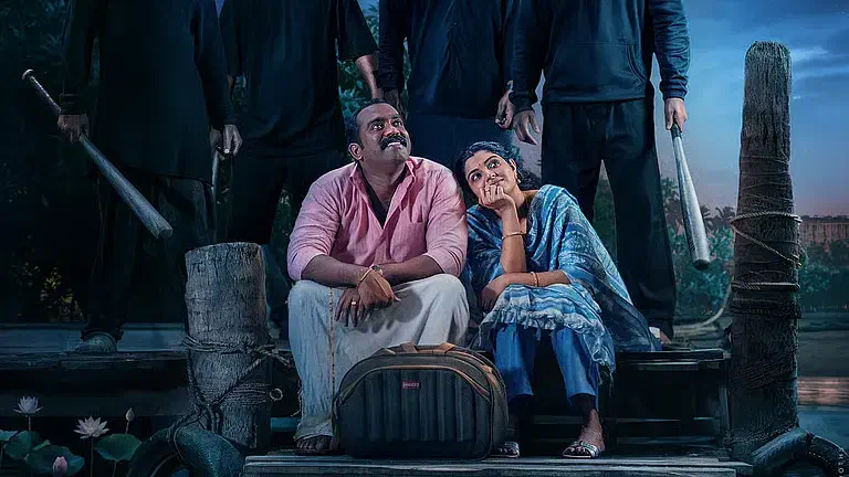 Image of scene from the film Dhoomakethu