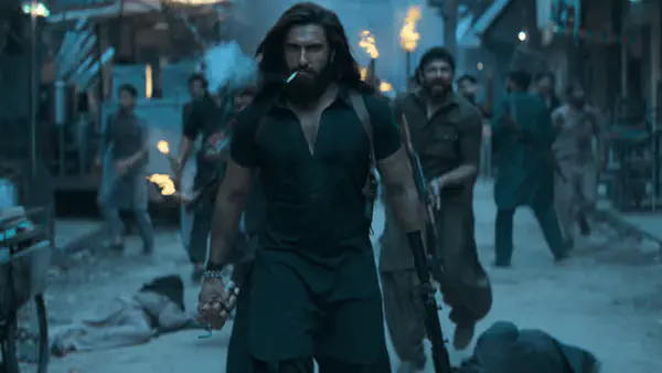 Image of scene from the film Dhurandhar