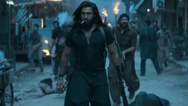 Image of scene from the film Dhurandhar