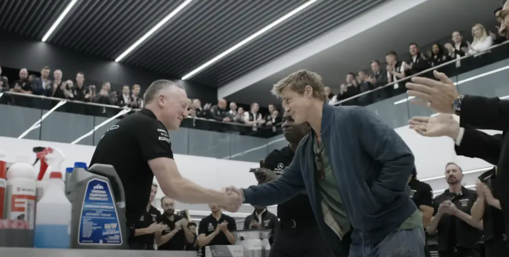 Image of scene from the film F1: The Movie