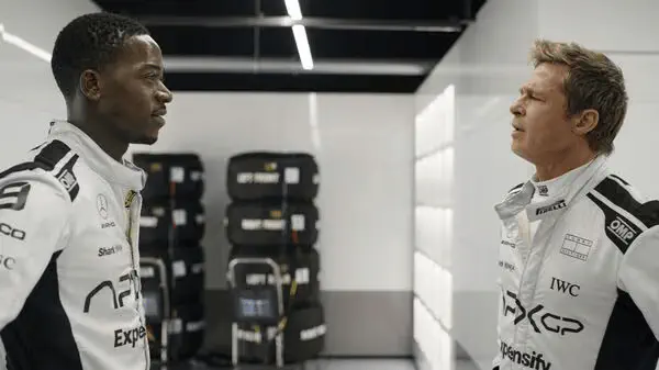 Image of scene from the film F1: The Movie