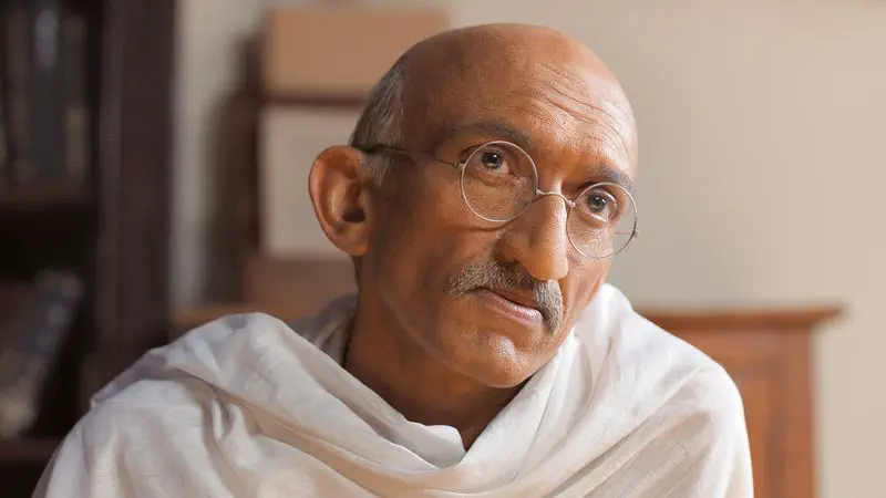 Image of scene from the film Freedom at Midnight