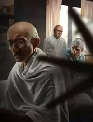 Image of scene from the film Freedom at Midnight