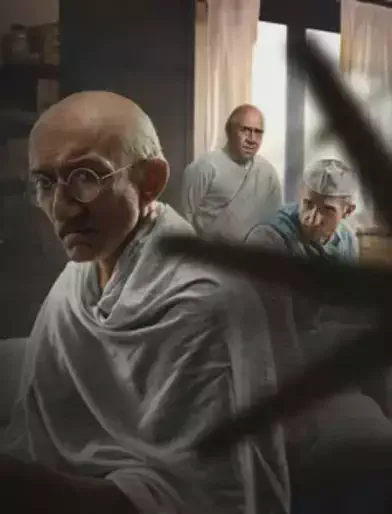 Image of scene from the film Freedom at Midnight