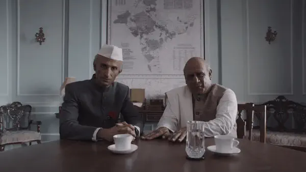 Image of scene from the film Freedom at Midnight