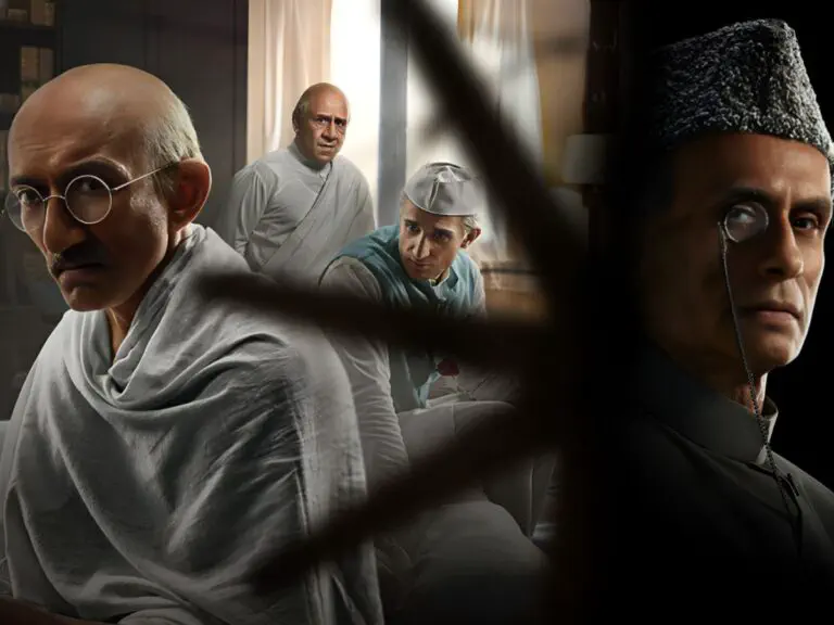 Image of scene from the film Freedom at Midnight