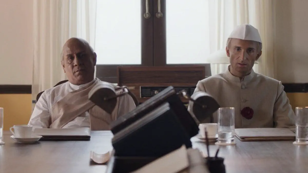 Image of scene from the film Freedom at Midnight S02