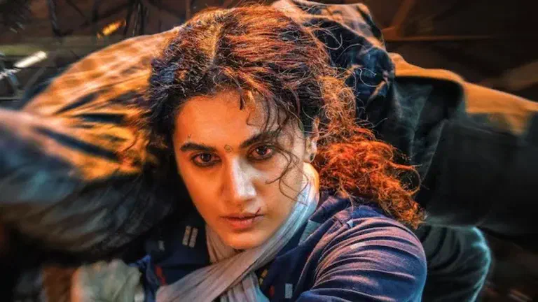 Image of scene from the film Gandhari