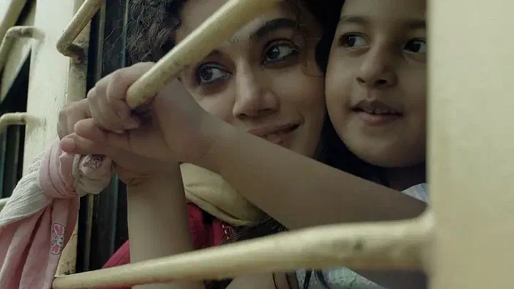 Image of scene from the film Gandhari