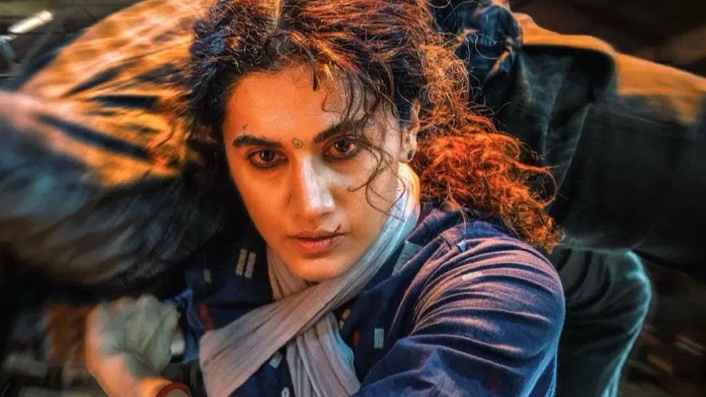 Image of scene from the film Gandhari