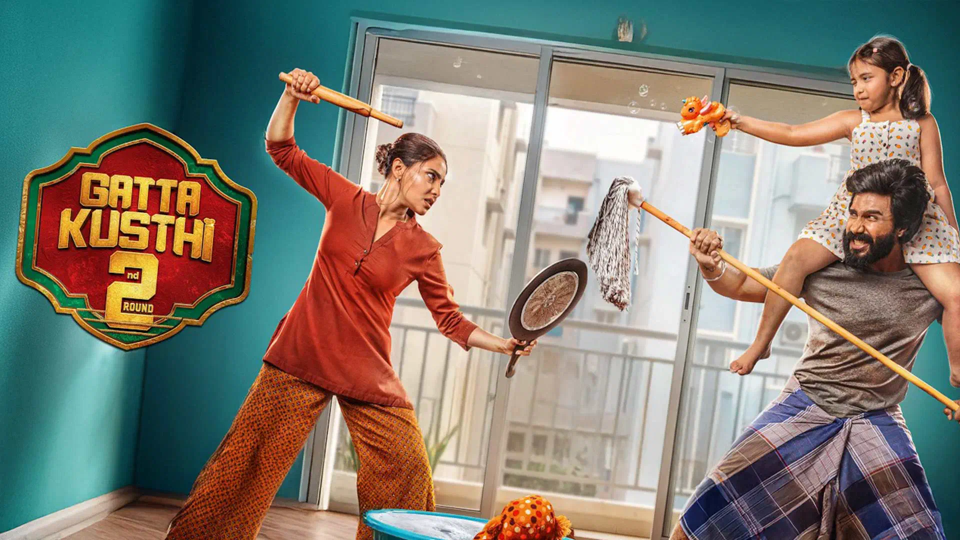 Image of scene from the film Gatta Kusthi 2
