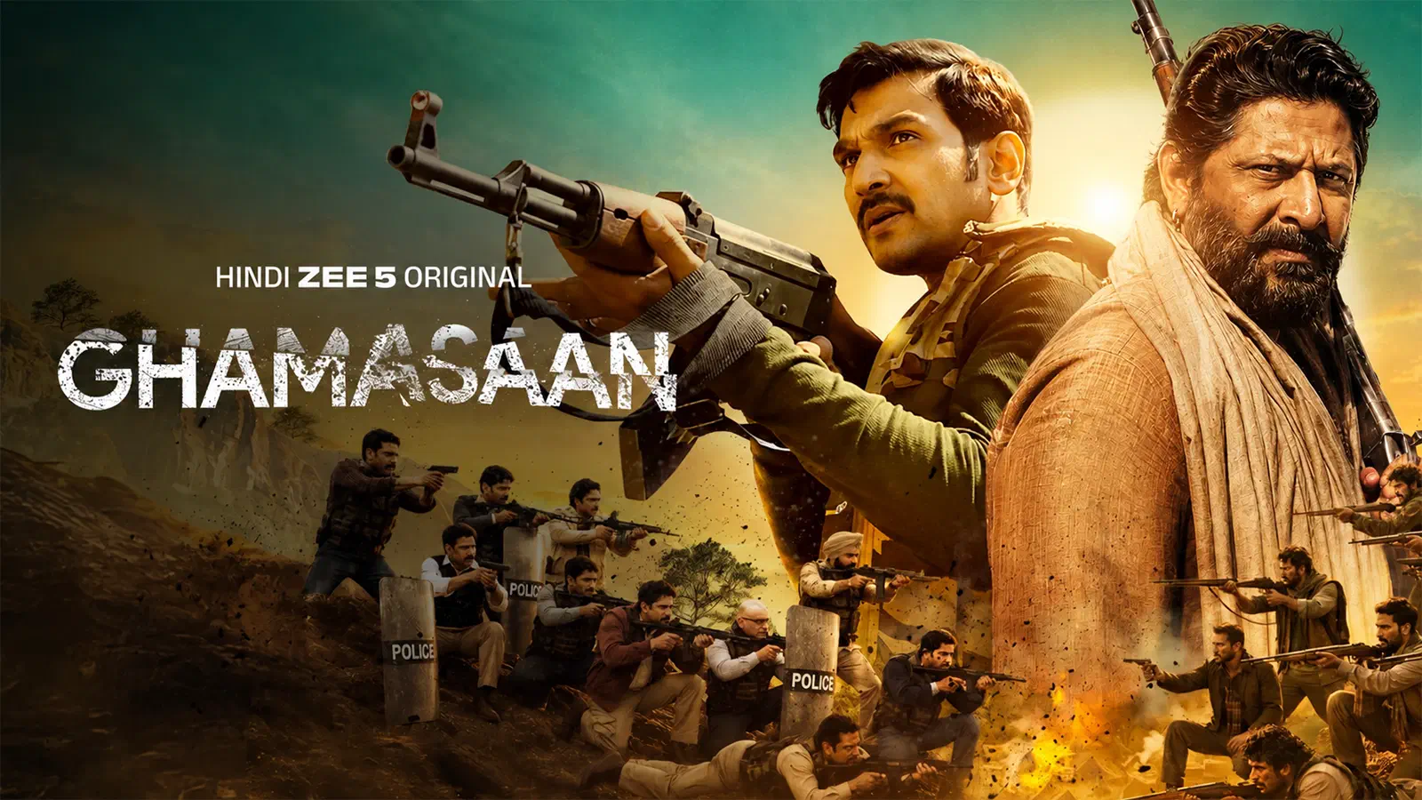 Image of scene from the film Ghamasaan