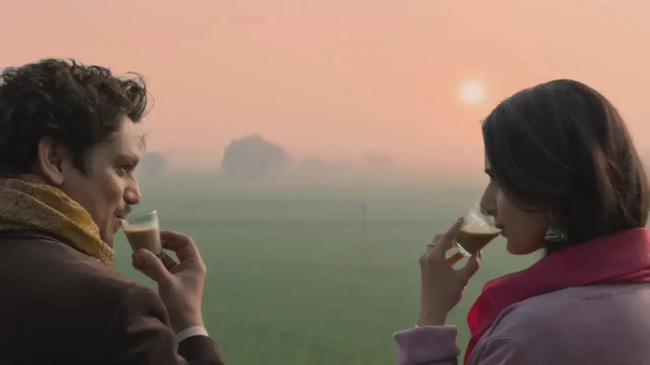 Image of scene from the film Gustaakh Ishq