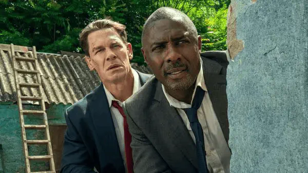 Image of scene from the film Heads of State