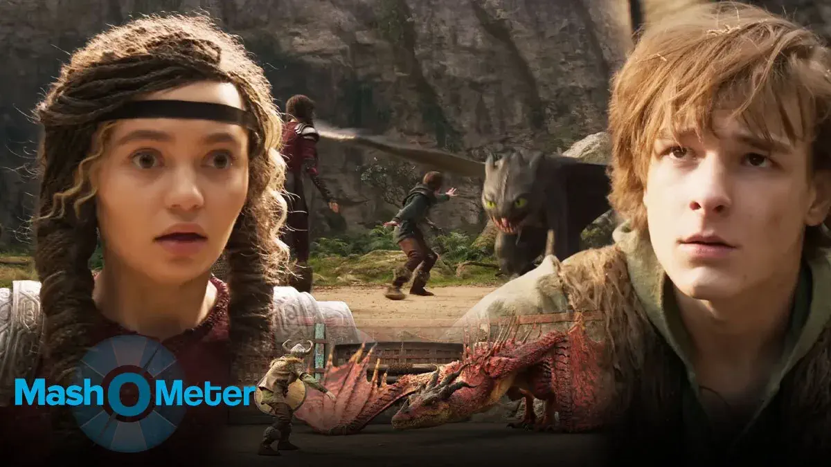 Image of scene from the film How to Train Your Dragon