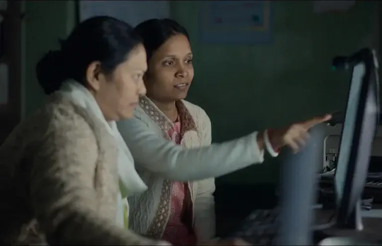 Image of scene from the film Humans in the Loop