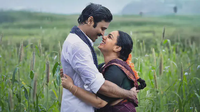 Image of scene from the film Idli Kadai